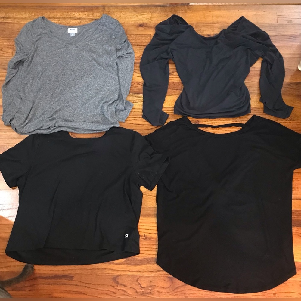 Ladies Girls Athletic Dri-fit Activewear Tops
Black open back twisted knots - Picture 5 of 16
